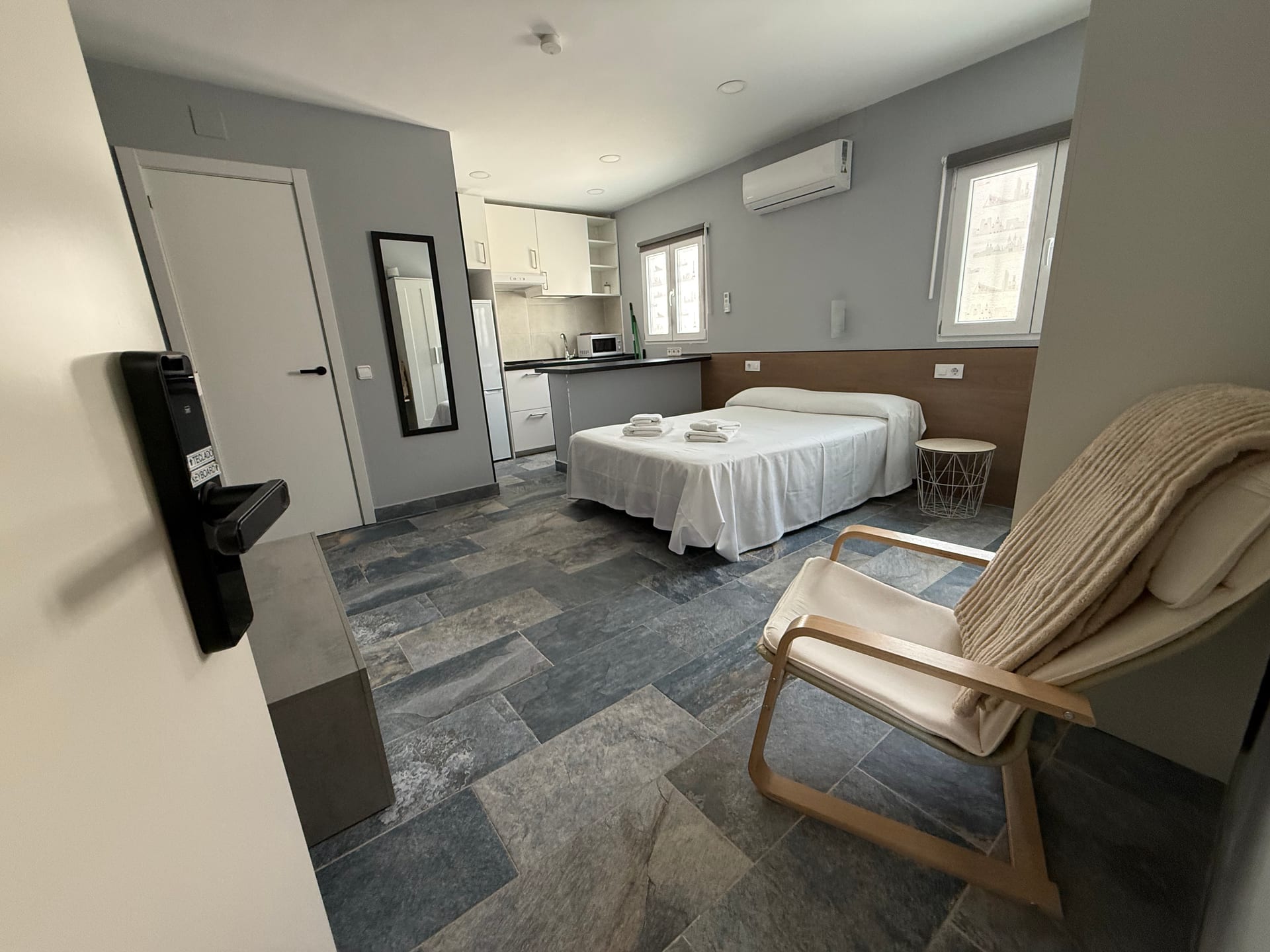 Studio with kitchen